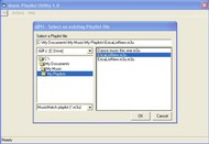 Music Playlist Utility screenshot